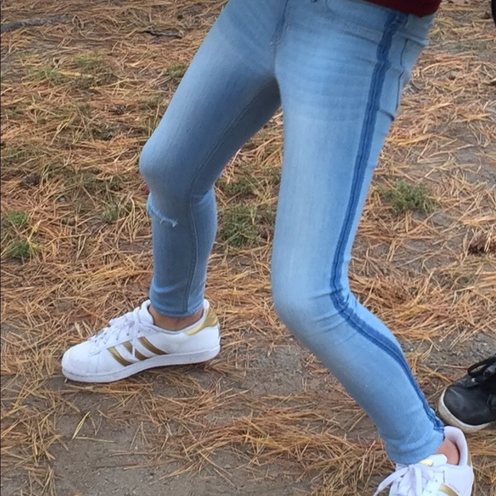 Hollister side stripe jean